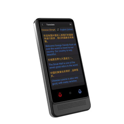 Todos os idiomas Traductor de voz instantâneo Dispositivo de gravação de 4,02 polegadas 2200mA