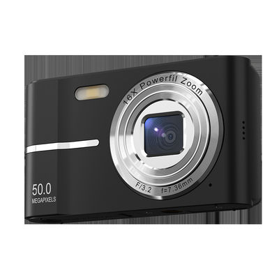 Câmera digital compacta à prova de choque Foco automático 50MP 16X para fotógrafos iniciantes