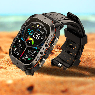 Sport Smart Watch C26 1,96 polegadas AMOLED tela grande Use vidro temperado à prova de explosão e à prova de queda