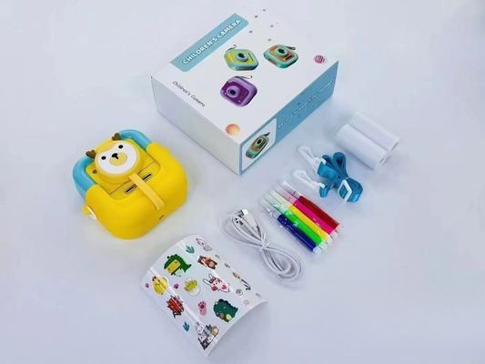 M8 Câmera de tela de 2,4 polegadas 3 jogos Câmera digital para crianças Mini Impressão instantânea Câmera