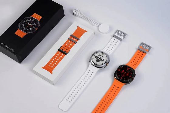 Último 2025 W7 Ultra GPS Smartwatch Redondo para Homens e Mulheres Pulso Monitor Bateria 3.8V/400mAh-702224