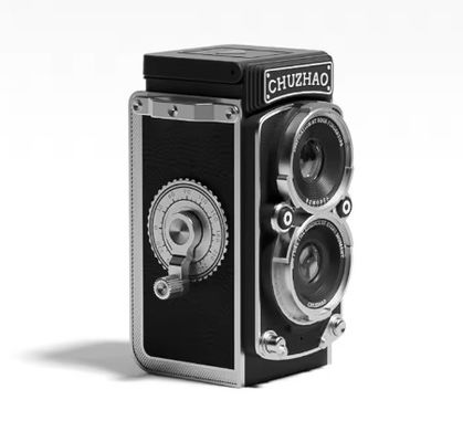 Câmera digital de reflexos duplos Retro CCD de alta definição